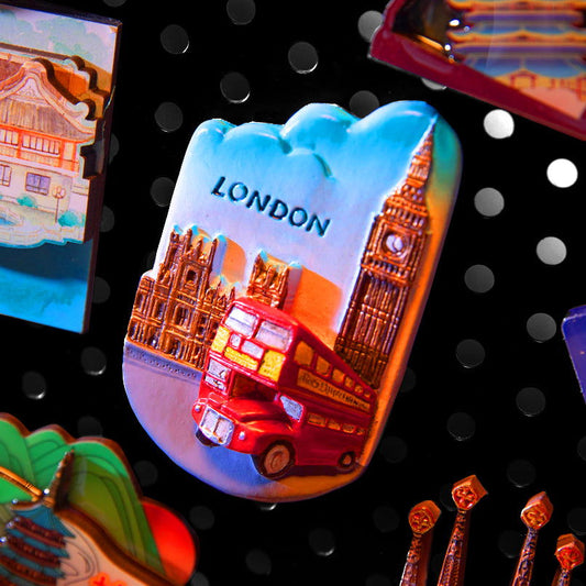 Eco-Friendly Resin Fridge Stickers - m bling bling