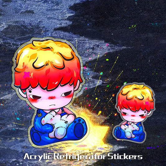 Little Baby Fridge Sticker - m bling bling