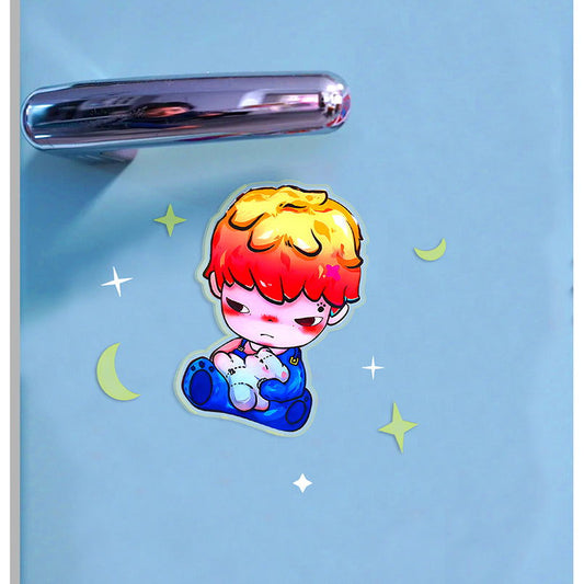 Little Baby Fridge Sticker - m bling bling