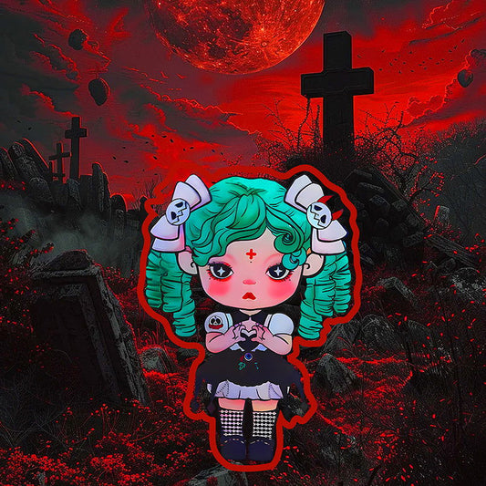 Little Witch Fridge Stickers - m bling bling