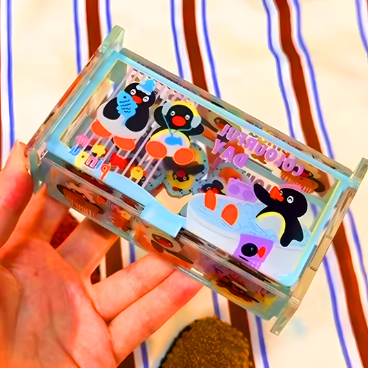 Penguin Acrylic Storage Box - m bling bling 